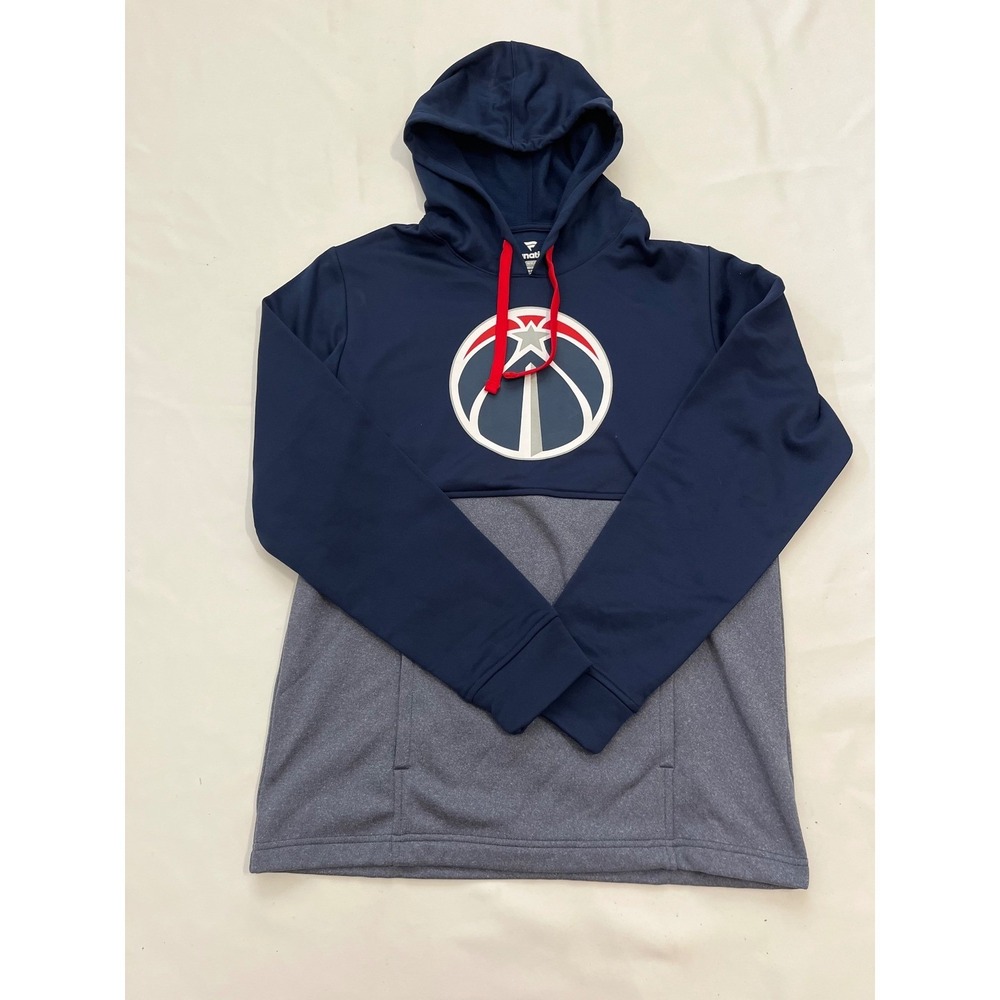 Washington wizards Fanatics men's hoodie basketball NBA pullover M blue 2 tone